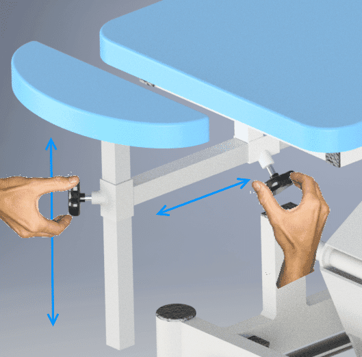 TF1-4140 REPOSE JAMBES RÉGLABLE