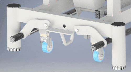 TF1-2730 Roulettes escamotables